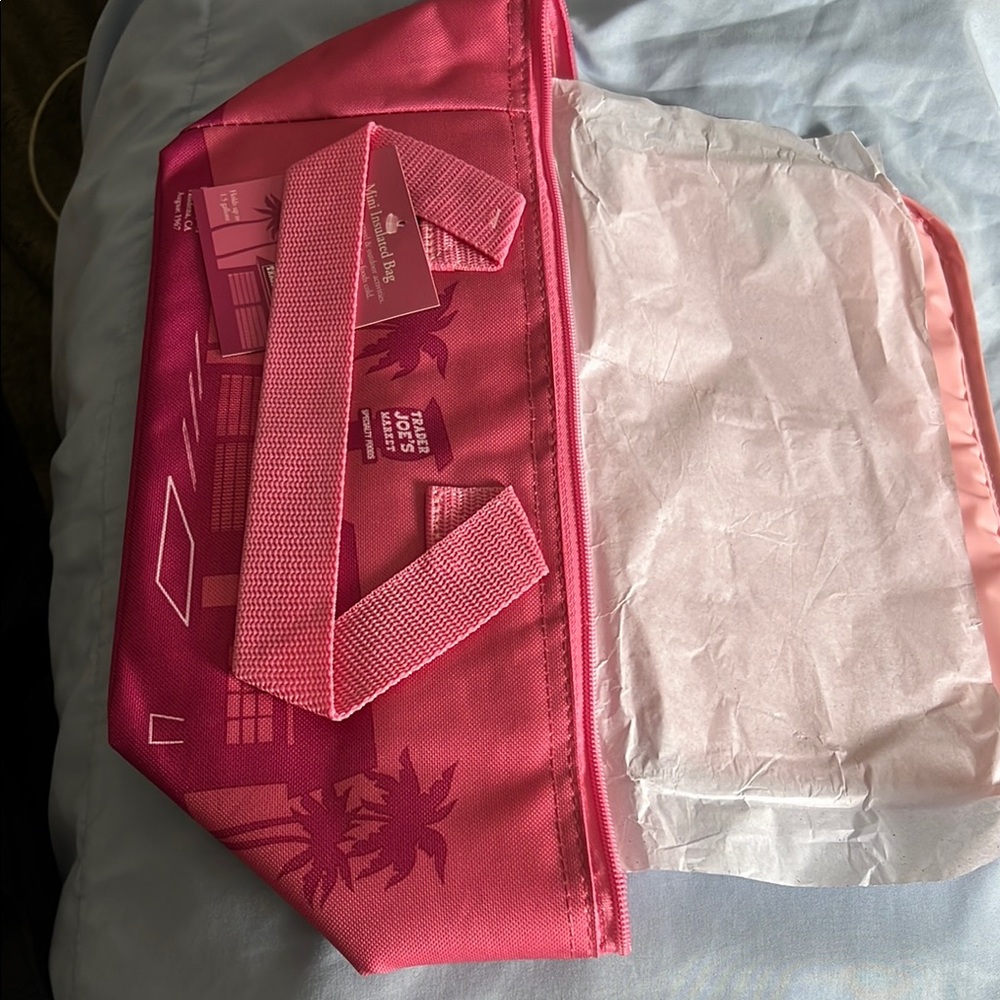 Pink Insulated Tote Bag